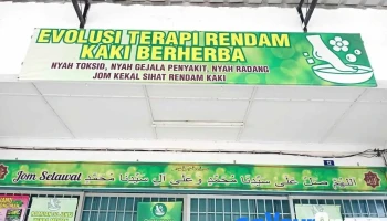 Terapi rendam kaki herba - Bedong