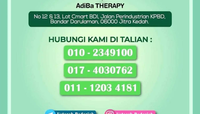 AdiBa Therapy Ustazah Badariah - 06000 Jitra