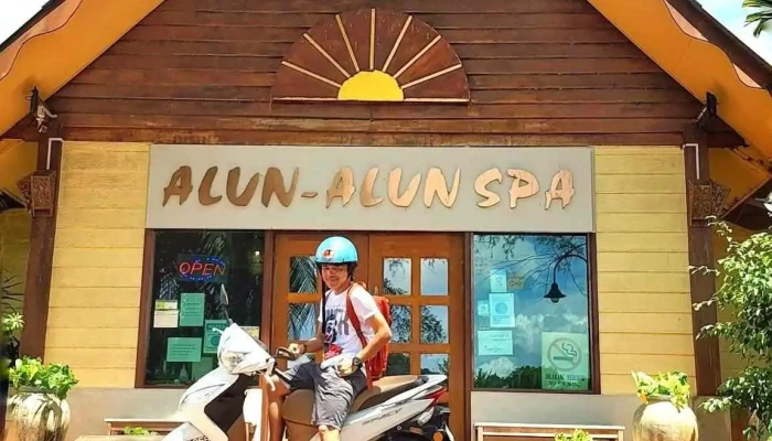 Alun-Alun Spa Pantai Tengah - Jalan Teluk Baru