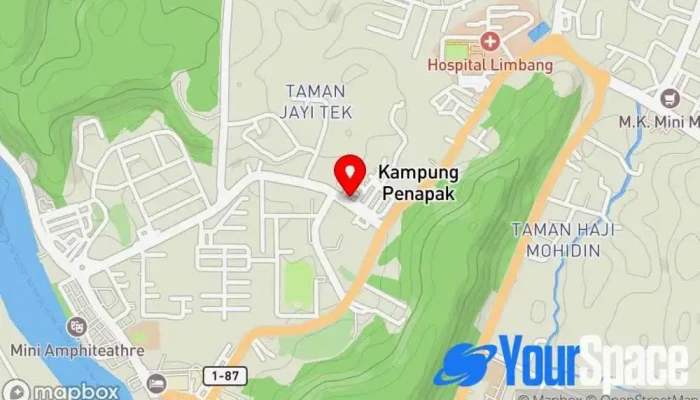 Balai Bomba Dan Penyelamat Limbang -  Peta - Limbang