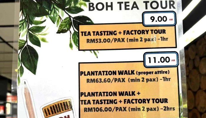 Boh Sungai Palas Tea Centre -  Instagram - Brinchang