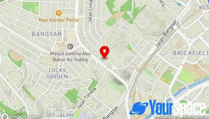 peta Brahma Kumaris Foundation Bangsar Pusat Meditasi di Kuala Lumpur