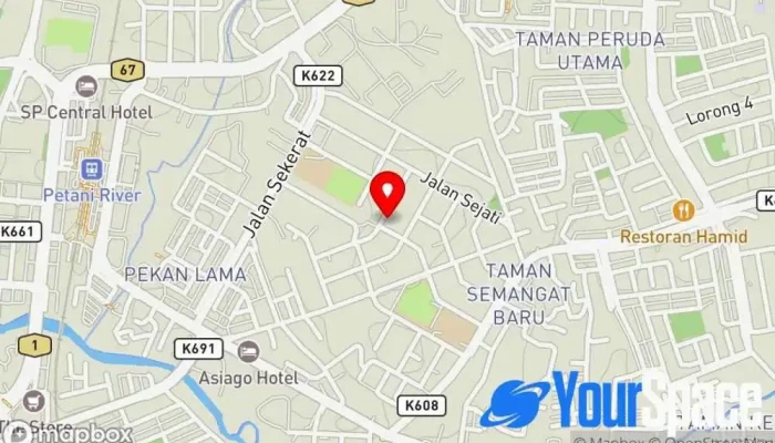 Brahma Kumaris Malaysia -  Peta - Sungai Petani