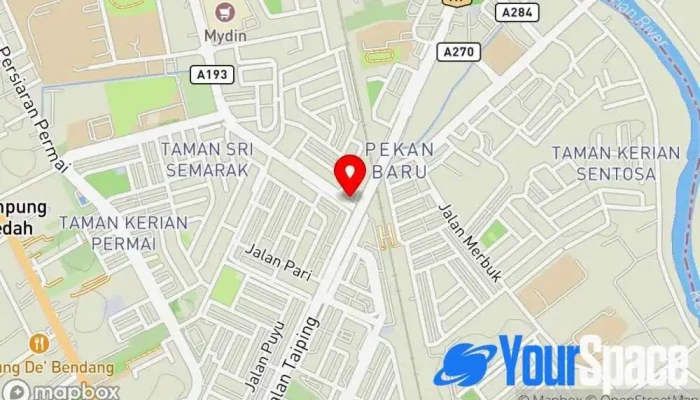 Damai Hotel -  Peta - Parit Buntar