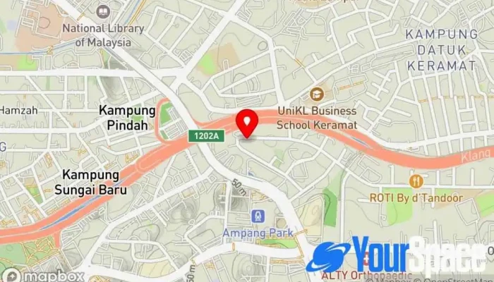 Damai Studio -  Peta - Kuala Lumpur