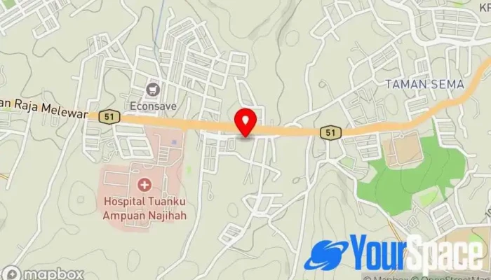 peta Dataran Melang, Kuala Pilah Taman di Kuala Pilah
