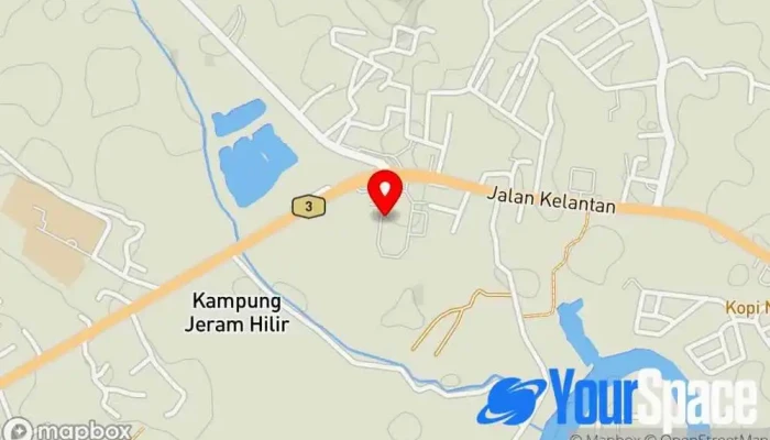 Dewan Ehsan Pusat Latihan Felda Wilayah Terengganu Peta - Kuala Terengganu