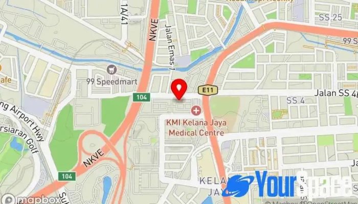 peta Gaya Spiritual Academy Pusat Meditasi di Petaling Jaya