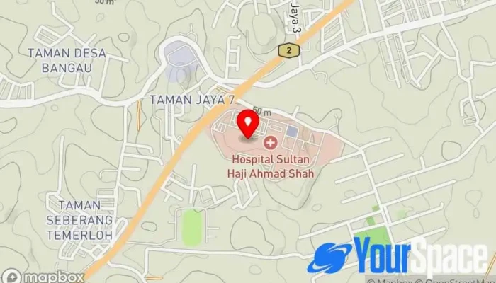 Hospital Sultan Haji Ahmad Shah Temerloh Peta - Temerloh