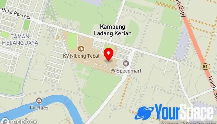 Institut Latihan Perindustrian Arumugam Pillai Nibong Tebal -  Peta - Nibong Tebal
