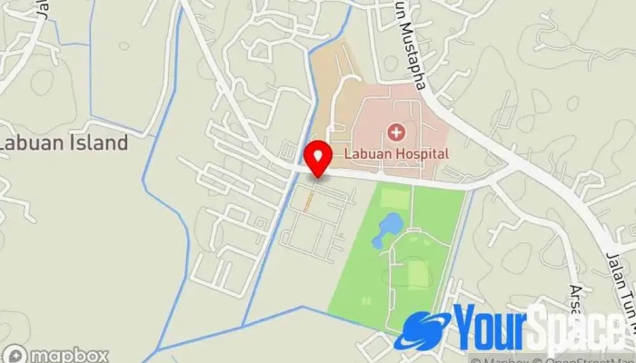 Institut Latihan Perindustrian Labuan -  Peta - Labuan