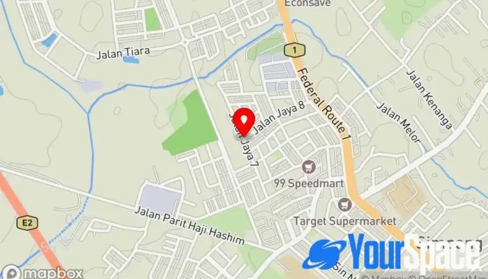 peta Kampung Simpang Renggam  di Simpang Renggam