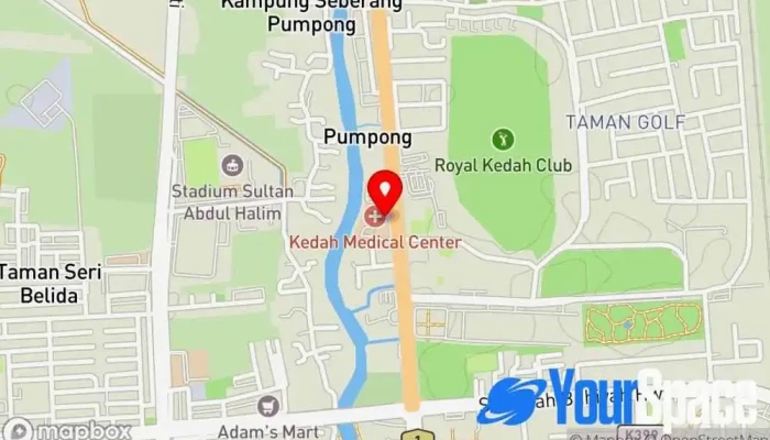 Kedah Medical Centre Kmc Alor Setar Peta - Alor Setar