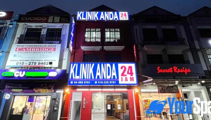 Klinik Anda 24 Jam Alor Gajah - Jalan Perniagaan Jelatang 1
