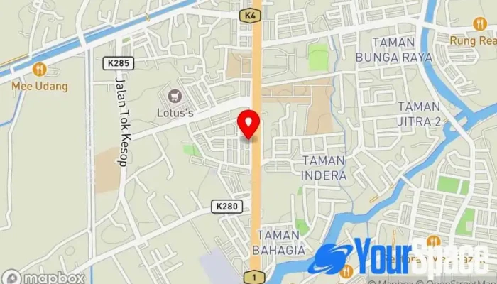 Klinik Daru Syifa -  Peta - Jitra