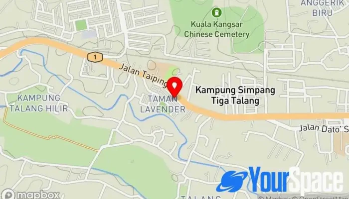 Klinik Maxwell -  Peta - Kuala Kangsar