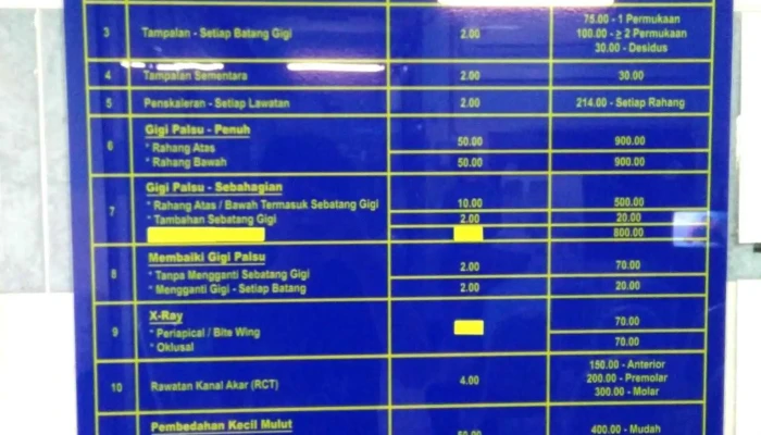 Klinik Pergigian Bentong - Jalan Ah Peng