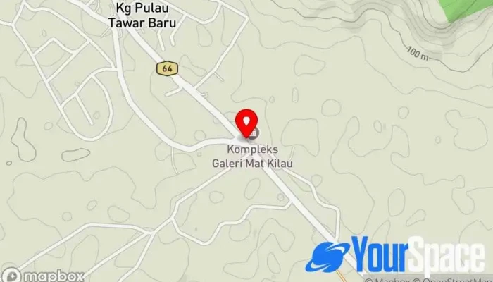 peta Kompleks Galeri Mat Kilau Pulau Tawar Muzium di Jerantut