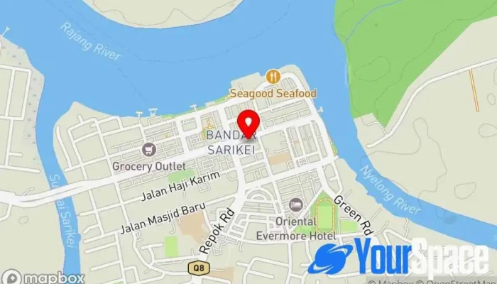 Majlis Daerah Sarikei -  Peta - Sarikei
