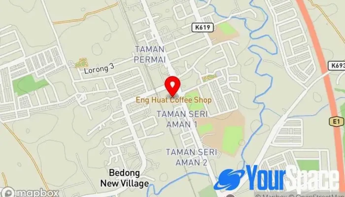 Masjid Al Khairiyah Bedong -  Peta - Bedong