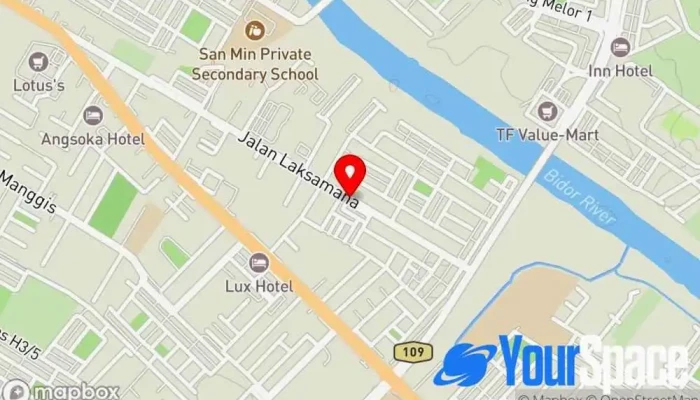 peta Medifa Nursing Home Jalan Laksamana Rumah Penjagaan di Teluk Intan