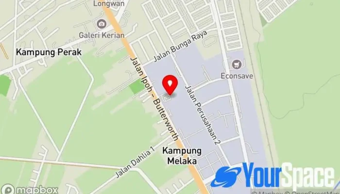 peta Minda Ganda Sdn. Bhd. Kedai Alat Tulis di Parit Buntar