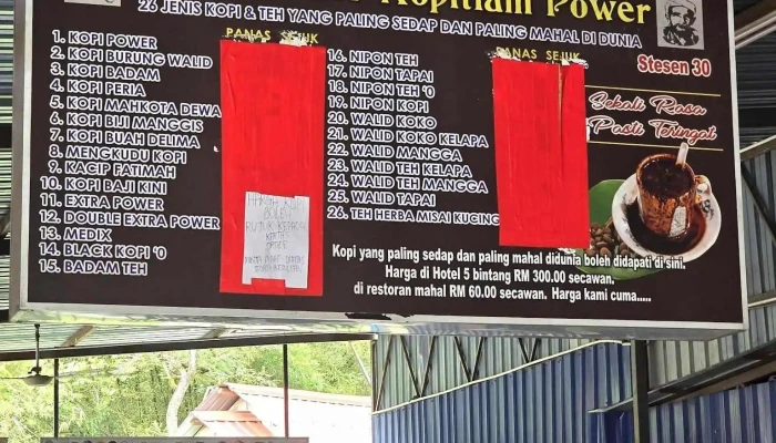 Mr Manshor Kopitiam Power -  Menu - Seremban