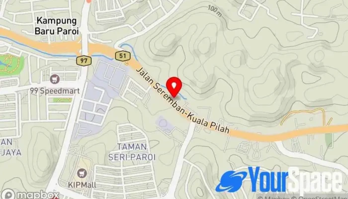 peta Mr Manshor Kopitiam Power Kedai Kopi, Restoran Malaysia di Seremban