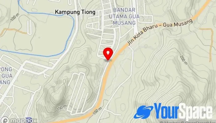 peta Musang Gym Gim di Gua Musang