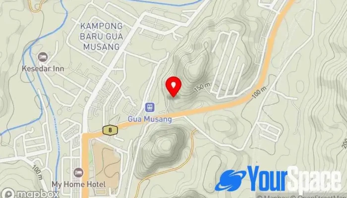 peta Muse Ecopark Tempat Tarikan Pelancong di Gua Musang
