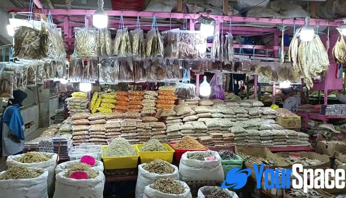 Pasar Tanjung Tawau Sabah Malaysia -  Bahagian Dalam - Tawau