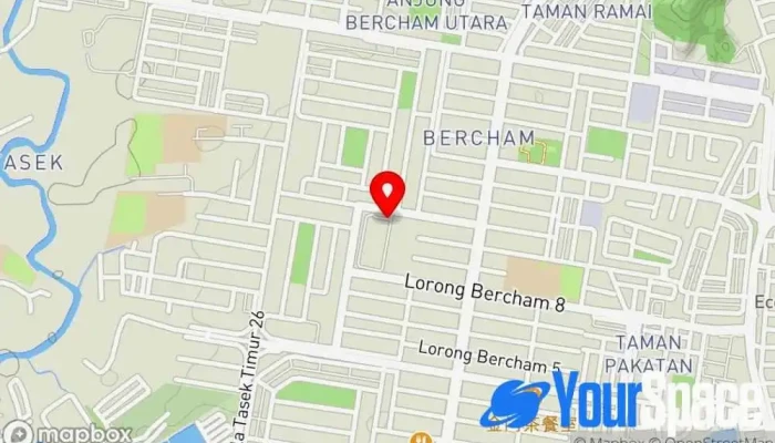 Persatuan Pemulihan Sultan Azlan Shah Bagi Orang -  Orang Cacat Perak Peta - Ipoh