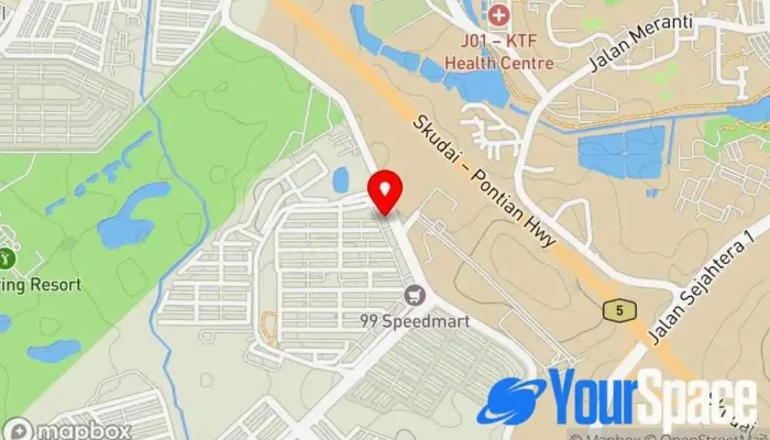 Pertubuhan Meditasi Da Yuan Johor Bahru -  Peta - Johor Bahru