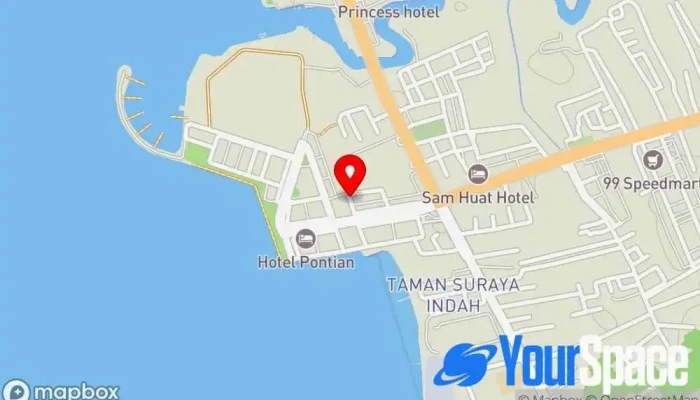 Pontian Kecil -  Peta - Pontian
