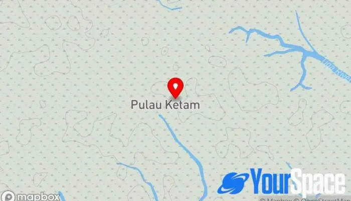 peta Pulau Ketam Pulau di Pulau Ketam