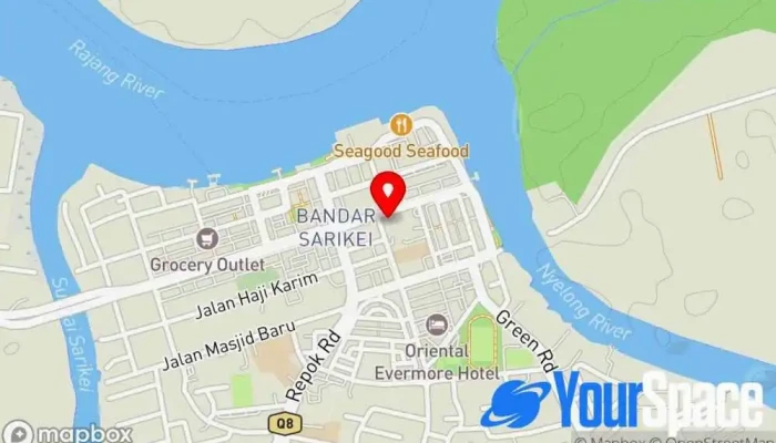 Pusat Inovasi Sarikei -  Peta - Sarikei
