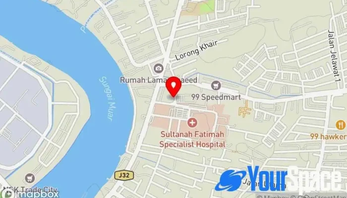peta PUSAT KHIDMAT JAWATAN KUASA PENYELARAS KHAS DUN BENTAYAN (N.12) P145 Bakri Johor Pusat Kebajikan Masyarakat di Muar