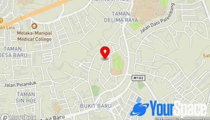 Pusat Latihan Kemas Melaka -  Peta - Melaka
