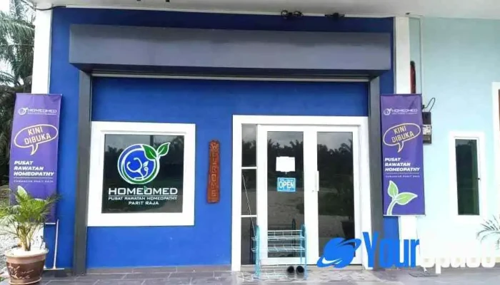Pusat Rawatan Homeopathy Homeomed - Parit Raja - Kompleks Niaga Homeomed Kampung Parit Tengah