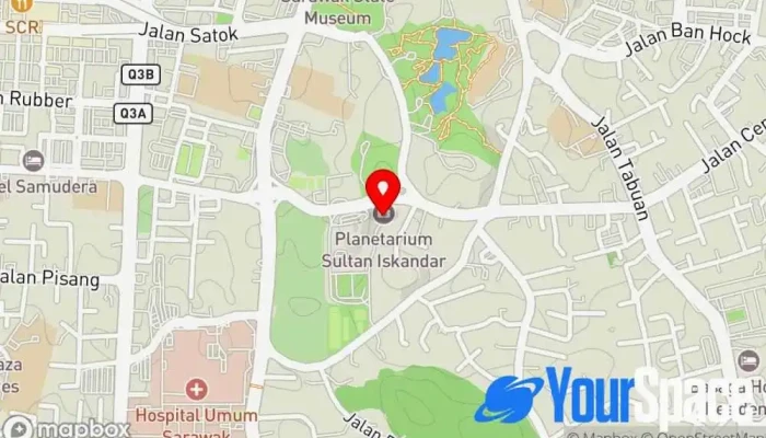 Pusat Satelit Isn Kuching Sarawak -  Peta - Kuching