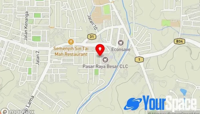 peta Pusat YogaArogya Studio Yoga, Pengajar meditasi di Semenyih