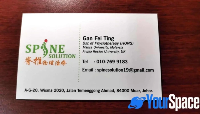 Spine Solution Physiotherapy Center Muar - Jln Sialin 2
