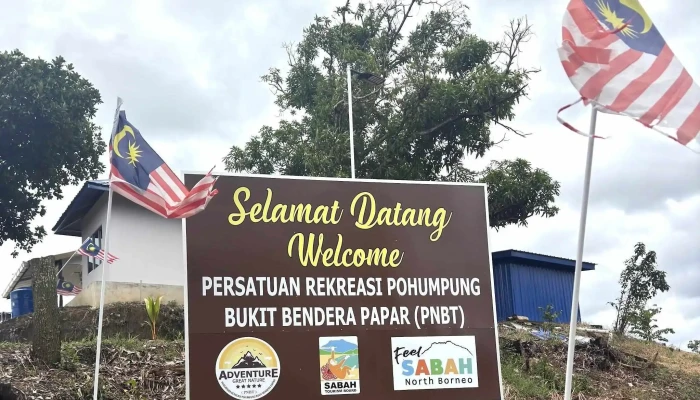 Starting Trail Bukit Bendera, Kg Dambai, Papar - Papar