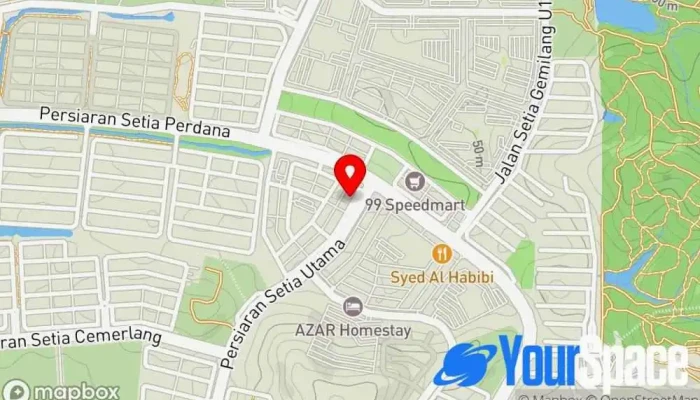 Surya Wellness Setia Alam -  Peta - Shah Alam