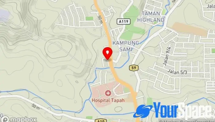 Tapah Fitness Gym -  Peta - Tapah