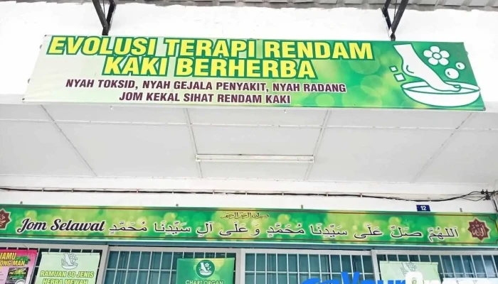 Terapi rendam kaki herba - Bedong
