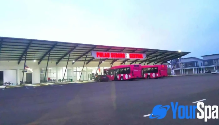 Terminal Bas Pulau Sebang Sentral - Tampin - Jalan Bukit Sebang 4