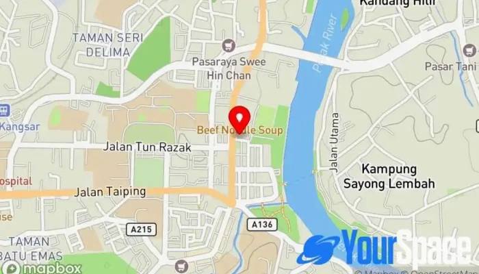 Urbax Fitness Kuala Kangsar -  Peta - Kuala Kangsar