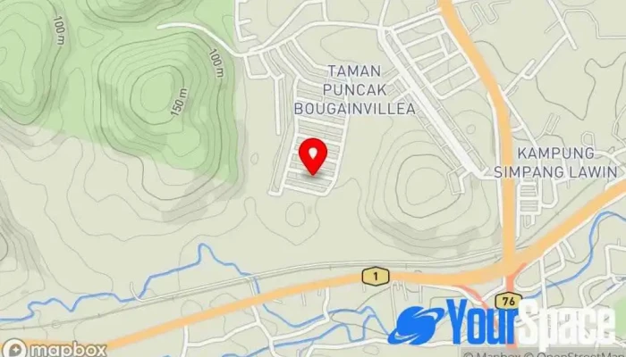 Urutan Saraf Jabat Emas By Raja Tido -  Peta - Kuala Kangsar