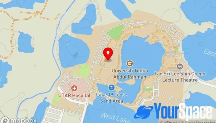 peta UTAR Community Counselling Centre 拉曼大学社区辅导中心 Perkhidmatan Kesihatan Mental di Kampar